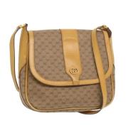 Gucci Vintage Pre-owned Canvas gucci-vskor Beige, Dam