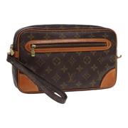 Louis Vuitton Vintage Pre-owned Canvas kuvertvskor Brown, Dam