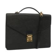 Louis Vuitton Vintage Pre-owned Laeder louis-vuitton-vskor Black, Dam