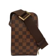 Louis Vuitton Vintage Pre-owned Canvas axelremsvskor Brown, Dam