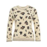 Blugirl Elegant Beige Sweater Beige, Dam