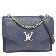 Louis Vuitton Vintage Pre-owned Laeder louis-vuitton-vskor Blue, Dam