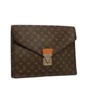 Louis Vuitton Vintage Pre-owned Canvas louis-vuitton-vskor Brown, Dam