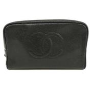 Chanel Vintage Pre-owned Laeder chanel-vskor Black, Dam