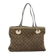 Gucci Vintage Pre-owned Canvas gucci-vskor Beige, Dam