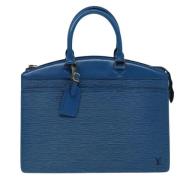 Louis Vuitton Vintage Pre-owned Laeder louis-vuitton-vskor Blue, Dam