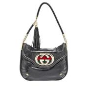 Gucci Vintage Pre-owned Laeder gucci-vskor Black, Dam