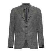 Tagliatore Montecarlo Blazer i ull-kashmirblandning Gray, Herr