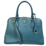 Prada Vintage Pre-owned Laeder prada-vskor Blue, Dam