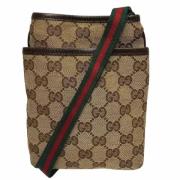 Gucci Vintage Pre-owned Canvas gucci-vskor Brown, Dam