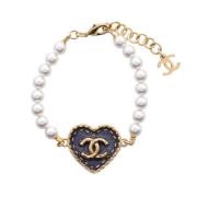 Chanel Vintage Pre-owned Metall chanel-smycken Blue, Dam