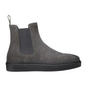 Doucal's Grå Suede Chelsea Ankelboots Gray, Herr