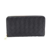 Bottega Veneta Vintage Pre-owned Laeder plnbcker Black, Dam