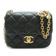 Chanel Vintage Pre-owned Laeder chanel-vskor Black, Dam