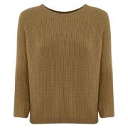 Max Mara Weekend Mohair Raglan Tröja Kamel Brown, Dam