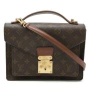 Louis Vuitton Vintage Pre-owned Canvas louis-vuitton-vskor Brown, Dam