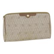 Dior Vintage Pre-owned Canvas kuvertvskor Beige, Dam