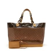 Louis Vuitton Vintage Pre-owned Laeder totevskor Brown, Dam