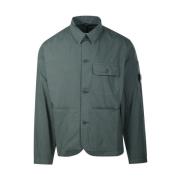 C.p. Company Duck Green Workwear Skjorta Green, Herr