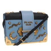 Prada Vintage Pre-owned Laeder prada-vskor Blue, Dam