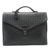 Bottega Veneta Vintage Pre-owned Laeder portfljer Black, Herr