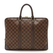 Louis Vuitton Vintage Pre-owned Canvas portfljer Brown, Dam