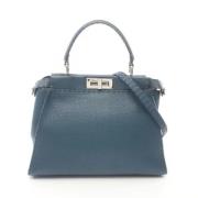 Fendi Vintage Pre-owned Laeder fendi-vskor Blue, Dam