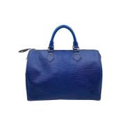 Louis Vuitton Vintage Pre-owned Laeder louis-vuitton-vskor Blue, Dam