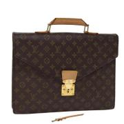 Louis Vuitton Vintage Pre-owned Canvas louis-vuitton-vskor Brown, Dam