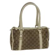 Gucci Vintage Pre-owned Canvas gucci-vskor Brown, Dam