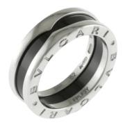 Bvlgari Vintage Pre-owned Silver ringar Gray, Dam