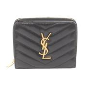 Yves Saint Laurent Vintage Pre-owned Laeder plnbcker Black, Dam