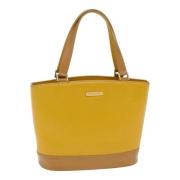 Burberry Vintage Pre-owned Laeder handvskor Yellow, Dam