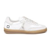 D.a.t.e. Vita kalvskinn sportiga sneakers White, Herr