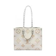 Louis Vuitton Vintage Pre-owned Canvas louis-vuitton-vskor Beige, Dam