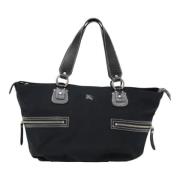 Burberry Vintage Pre-owned Canvas totevskor Black, Dam