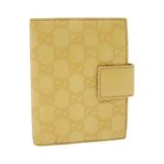 Gucci Vintage Pre-owned Canvas hem-och-kontorstillbehr Yellow, Dam