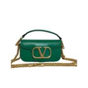 Valentino Vintage Pre-owned Laeder handvskor Green, Dam