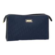 Dior Vintage Pre-owned Canvas kuvertvskor Blue, Dam