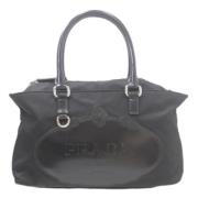 Prada Vintage Pre-owned Canvas prada-vskor Black, Dam