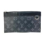 Louis Vuitton Vintage Pre-owned Tyg necessrer Black, Herr