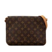 Louis Vuitton Vintage Pre-owned Canvas louis-vuitton-vskor Brown, Dam