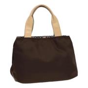 Burberry Vintage Pre-owned Nylon totevskor Brown, Dam