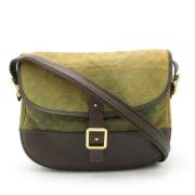 Louis Vuitton Vintage Pre-owned Canvas crossbodyvskor Green, Dam