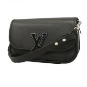 Louis Vuitton Vintage Pre-owned Tyg axelremsvskor Black, Dam