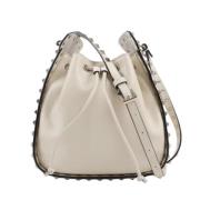 Valentino Vintage Pre-owned Laeder handvskor Beige, Dam