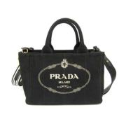 Prada Vintage Pre-owned Denim prada-vskor Blue, Dam