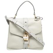 Chloé Pre-owned Pre-owned Laeder handvskor Gray, Dam