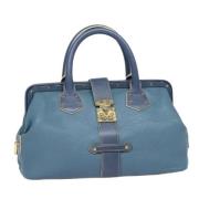 Louis Vuitton Vintage Pre-owned Laeder louis-vuitton-vskor Blue, Dam