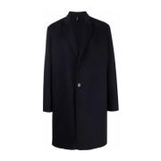 Paltò Single-Breasted Coats Blue, Herr